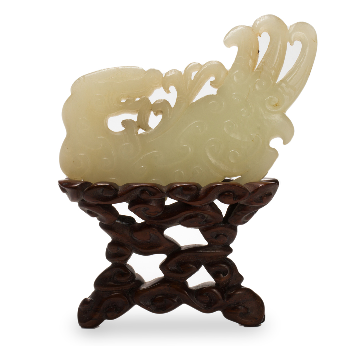 WHITE JADE PHOENIX PENDANT