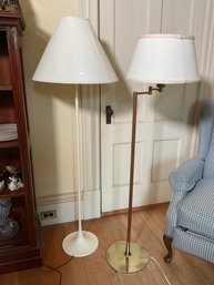 White Knoll style painted metal
