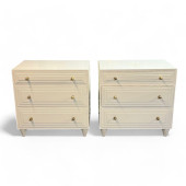 WHITE LACQUER MODERN DRESSERS