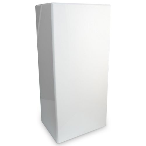 WHITE LUCITE PEDESTALDESCRIPTION: A