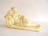 White marble sculpture after A