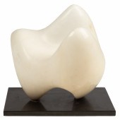 WHITE MARBLE SCULPTURE, ATTRIB