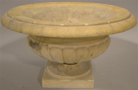 WHITE MARBLE URN