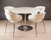 WHITE MID-CENTURY STYLE ITALIA