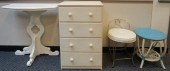 WHITE PAINTED CONSOLE TABLE, S