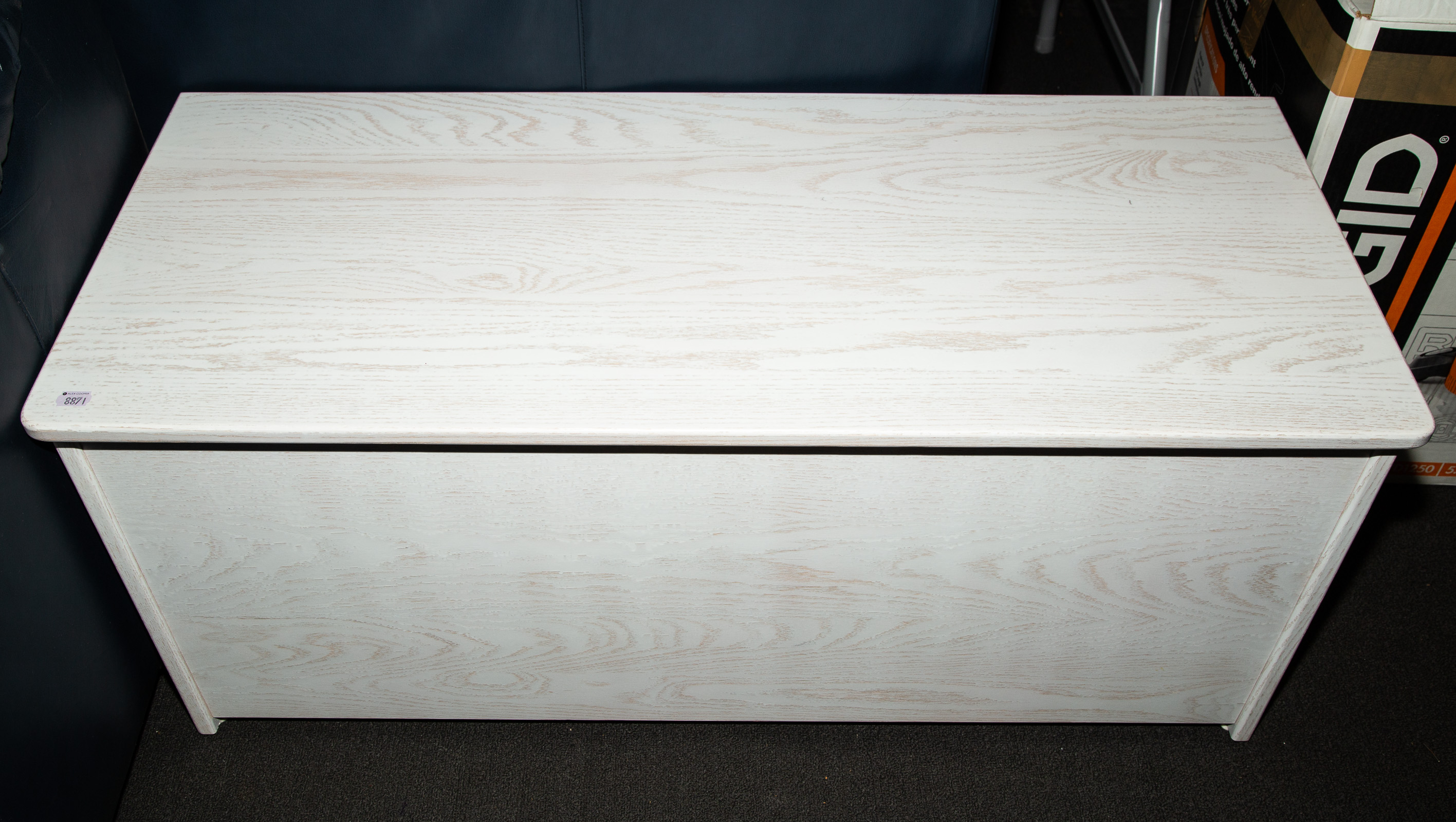 WHITE PAINTED TRUNK .