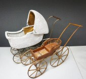 WHITE PAINTED WICKER AND EARLY