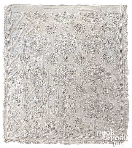 WHITE PENNSYLVANIA JACQUARD