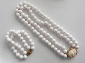 WHITE & PINK CORAL NECKLACE AN