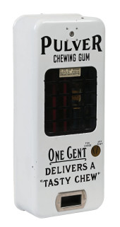 WHITE PORCELAIN PULVER TAB GUM
