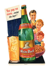 WHITE ROCK GINGER ALE CARD BOA