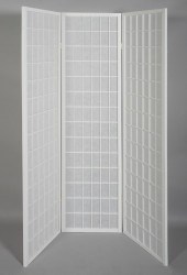 WHITE SCREEN ROOM DIVIDERWHITE