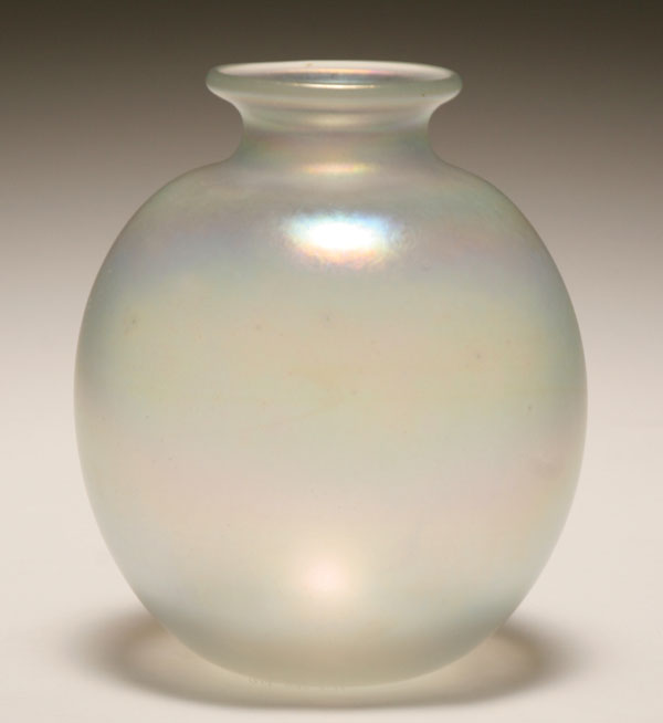 White stretch glass Robert Barber