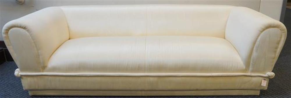 WHITE UPHOLSTERED SOFAWhite