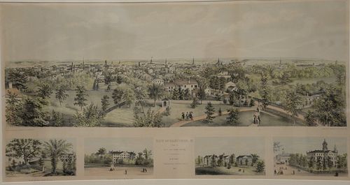 WHITEFIELD COLOR LITHOGRAPH, VIEW