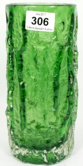 Whitefriars Green Bark Vase de