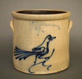 WHITES, UTICA STONEWARE CROCKA