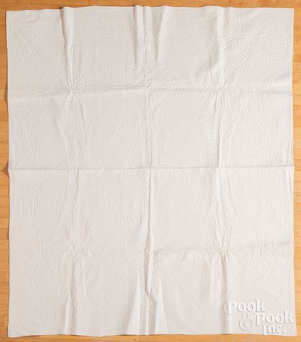 WHITEWORK QUILT, LATE 19TH