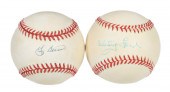 Whitey Ford and Yogi Berra Sig
