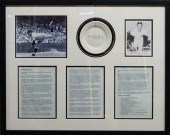 WHITEY FORD SIGNED SAUCER FRAM