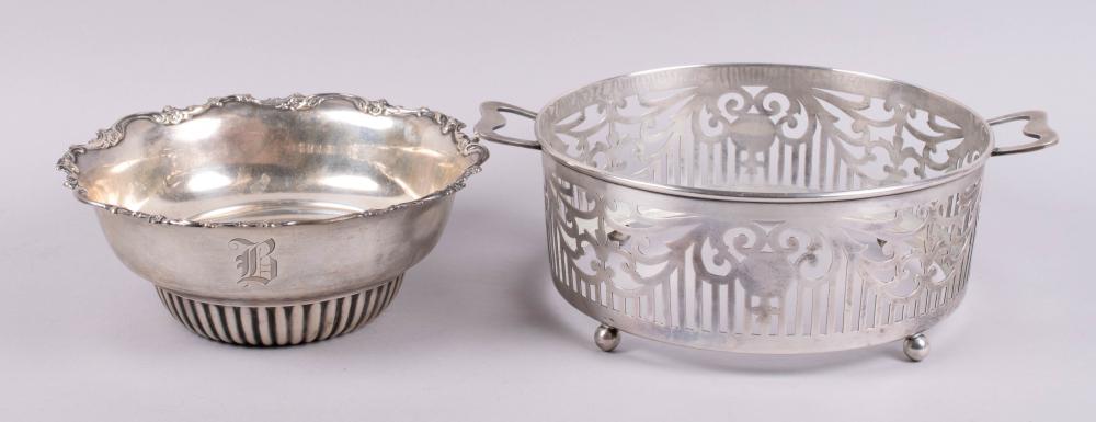 WHITING CIRCULAR ROSE BOWL WITH
