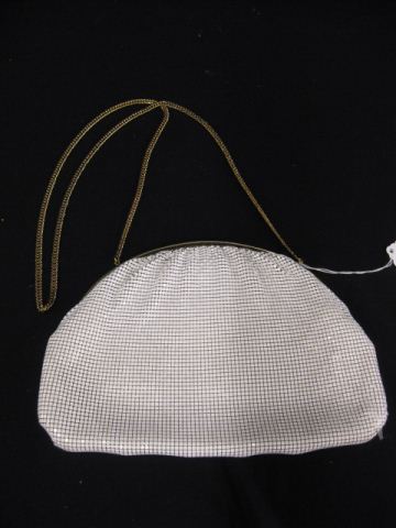 Whiting & Davis Mesh Purse white