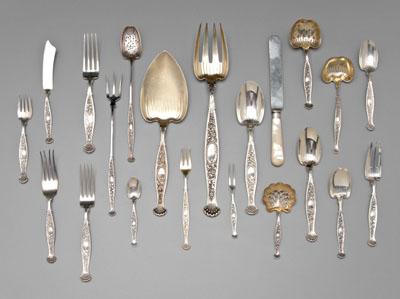 Whiting Hyperion sterling flatware,