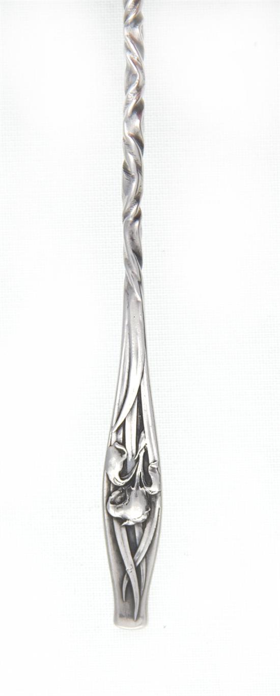 Whiting Iris pattern sterling