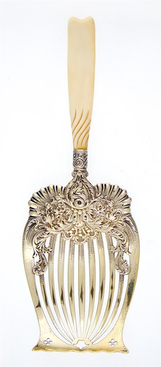 Whiting Ivory pattern vermeil