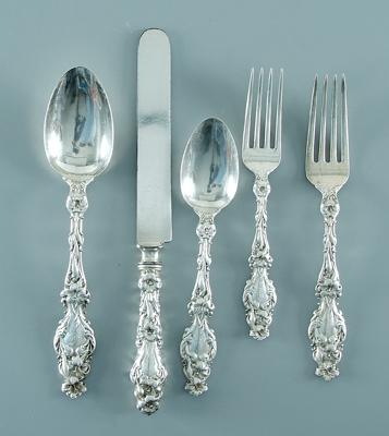 Whiting Lily sterling flatware,