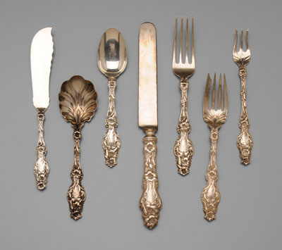 Whiting Lily sterling flatware,