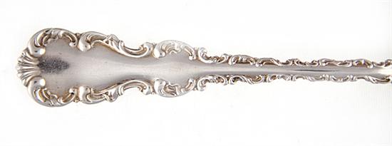 Whiting Louis XV pattern sterling