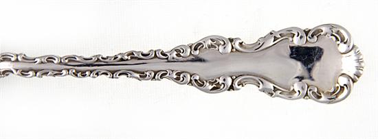 Whiting Louis XV pattern sterling