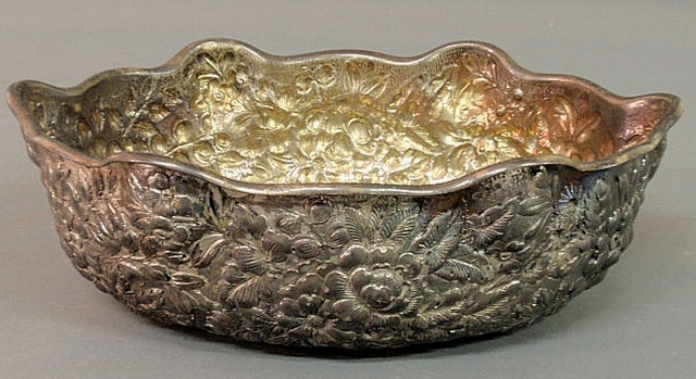 Whiting oval sterling silver bowl