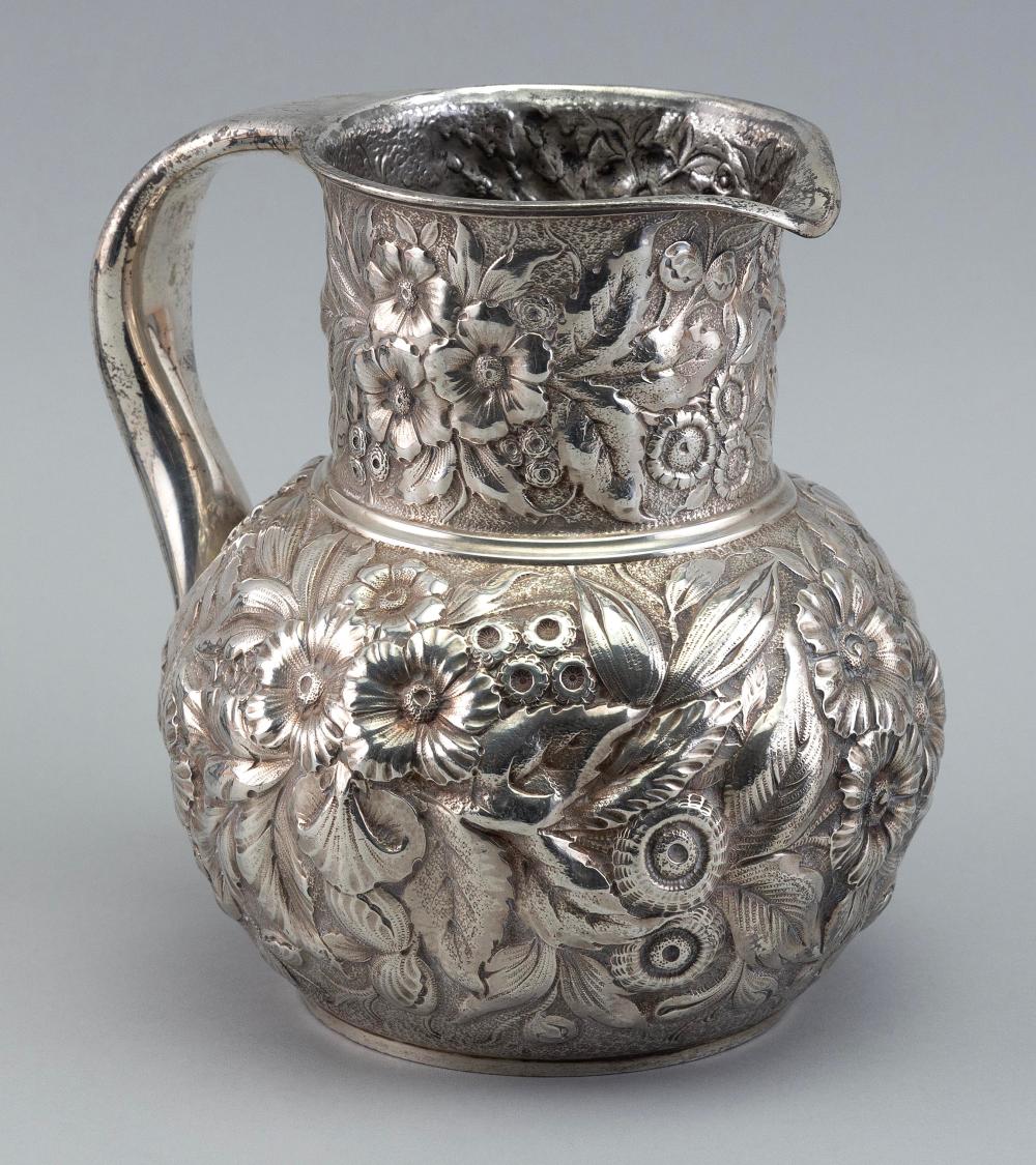 WHITING REPOUSSE STERLING SILVER