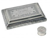 WHITING STERLING BOX AND SILVE