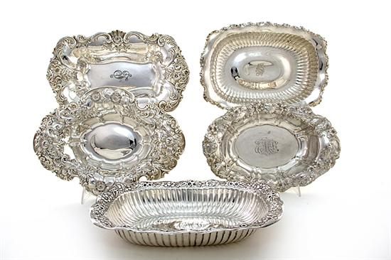 Whiting sterling bread trays New
