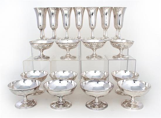 Whiting sterling champagne flute
