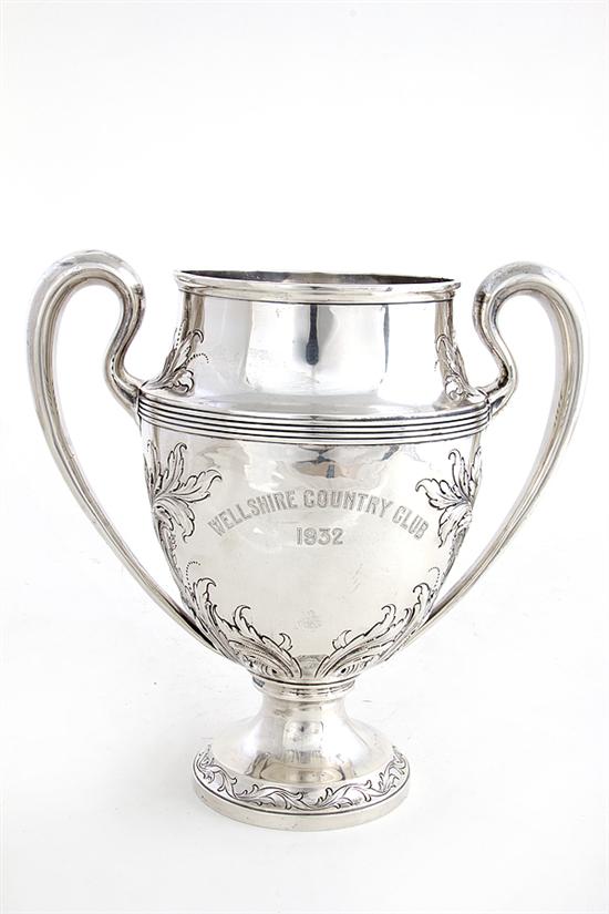 Whiting sterling golf trophy cup