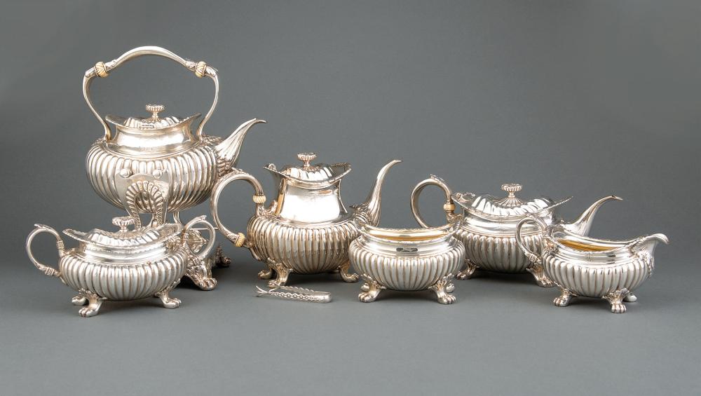 WHITING STERLING SILVER TEA AND