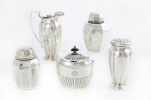 Whiting sterling tea caddies c
