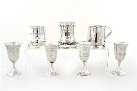 Whiting sterling trophy and