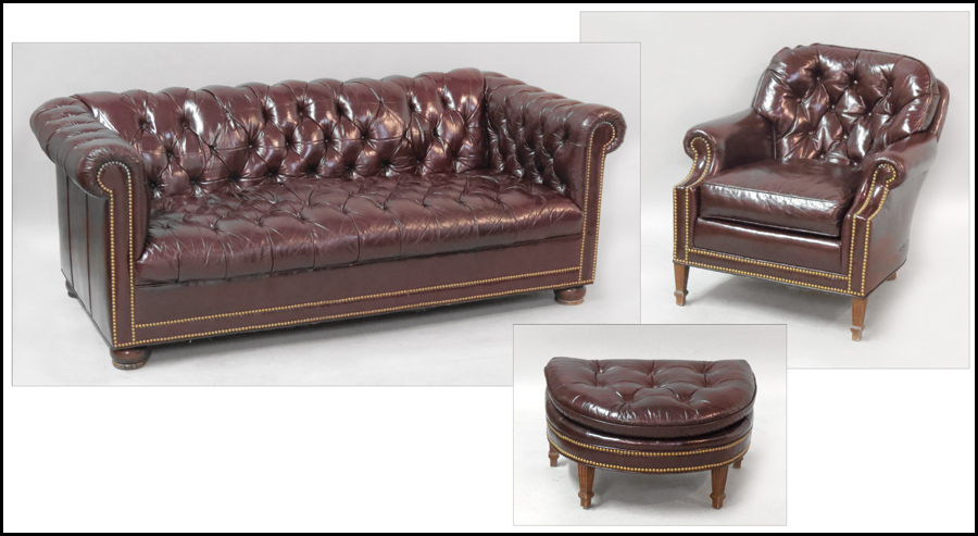 WHITTEMORE SHERILL RED LEATHER