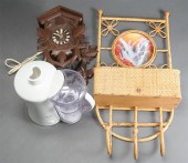 WICKER AND BAMBOO HANGING LETT