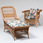 WICKER AND PRINTED FLORAL LINE