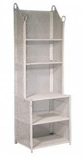 WICKER DISPLAY STAND Vintage W