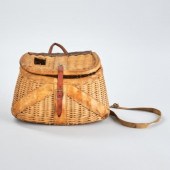WICKER FISHING CREELA vintage