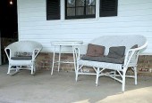 WICKER LOTThree pieces of vint