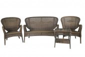 WICKER PATIO FURNITURE SUITEco