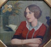 WIDLIZKA Leopold. O/C Portrait